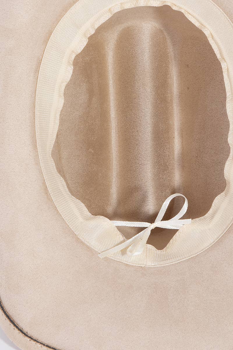 Double Braid Rope Western Cowboy Hat: Lt Purpe