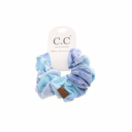 C.C Tie Dye Scrunchie: Sky Blue