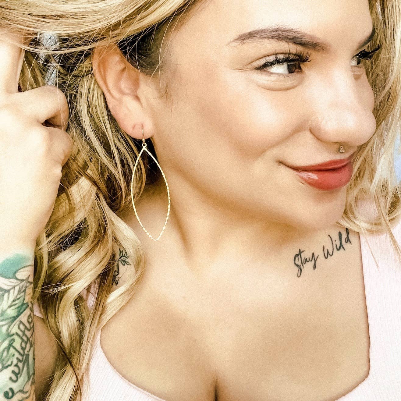 Lead Me-  Dainty Dangle Earrings