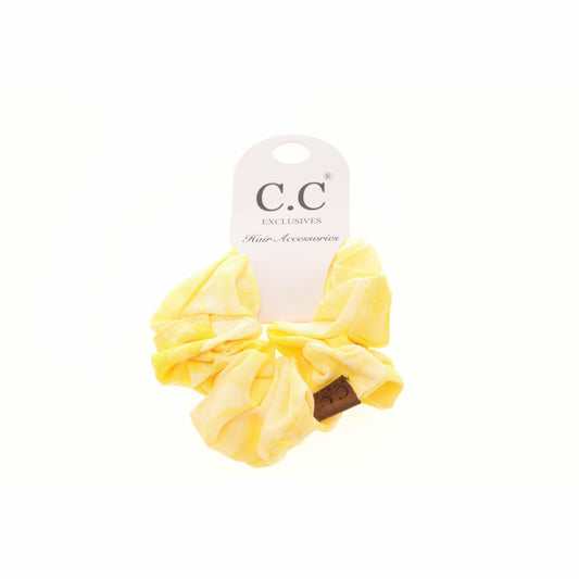 C.C Tie Dye Scrunchie: Yellow