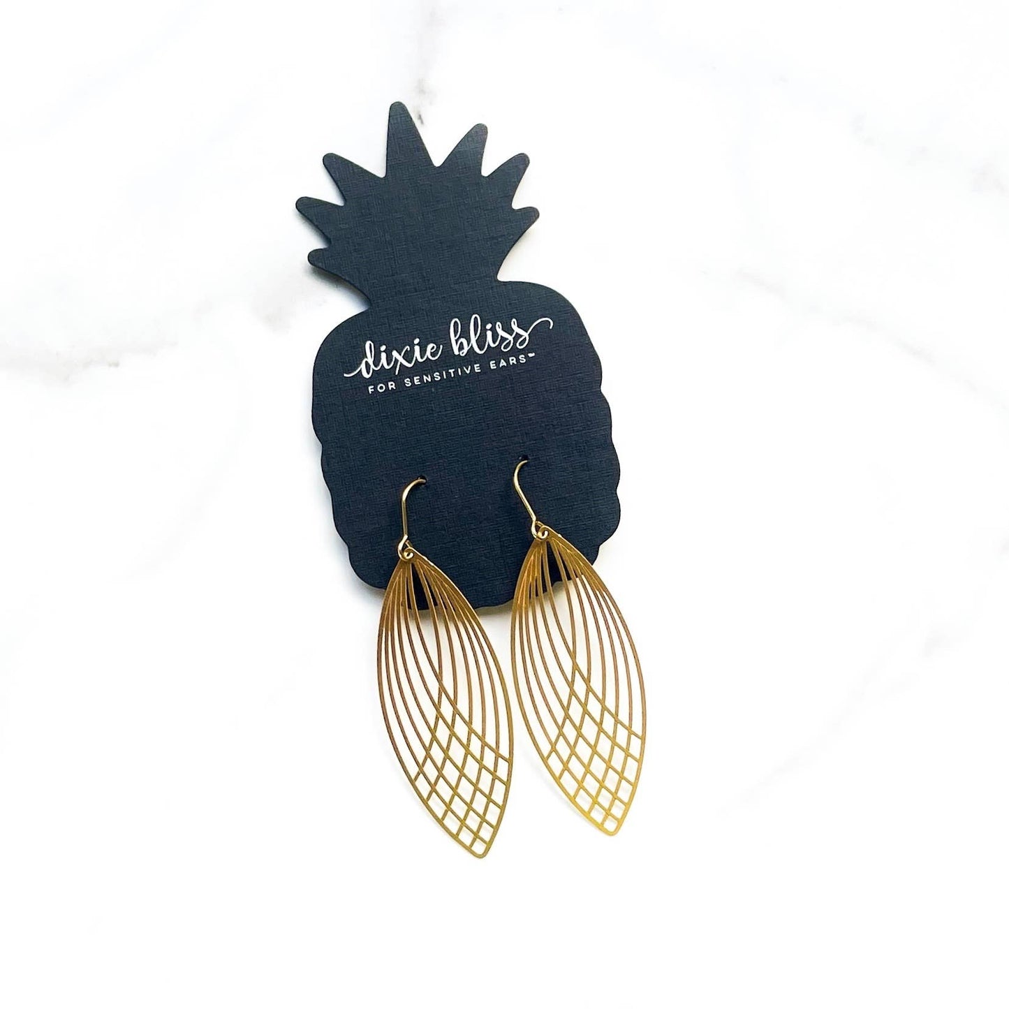 Energy Gold-toned Dangle Earrings