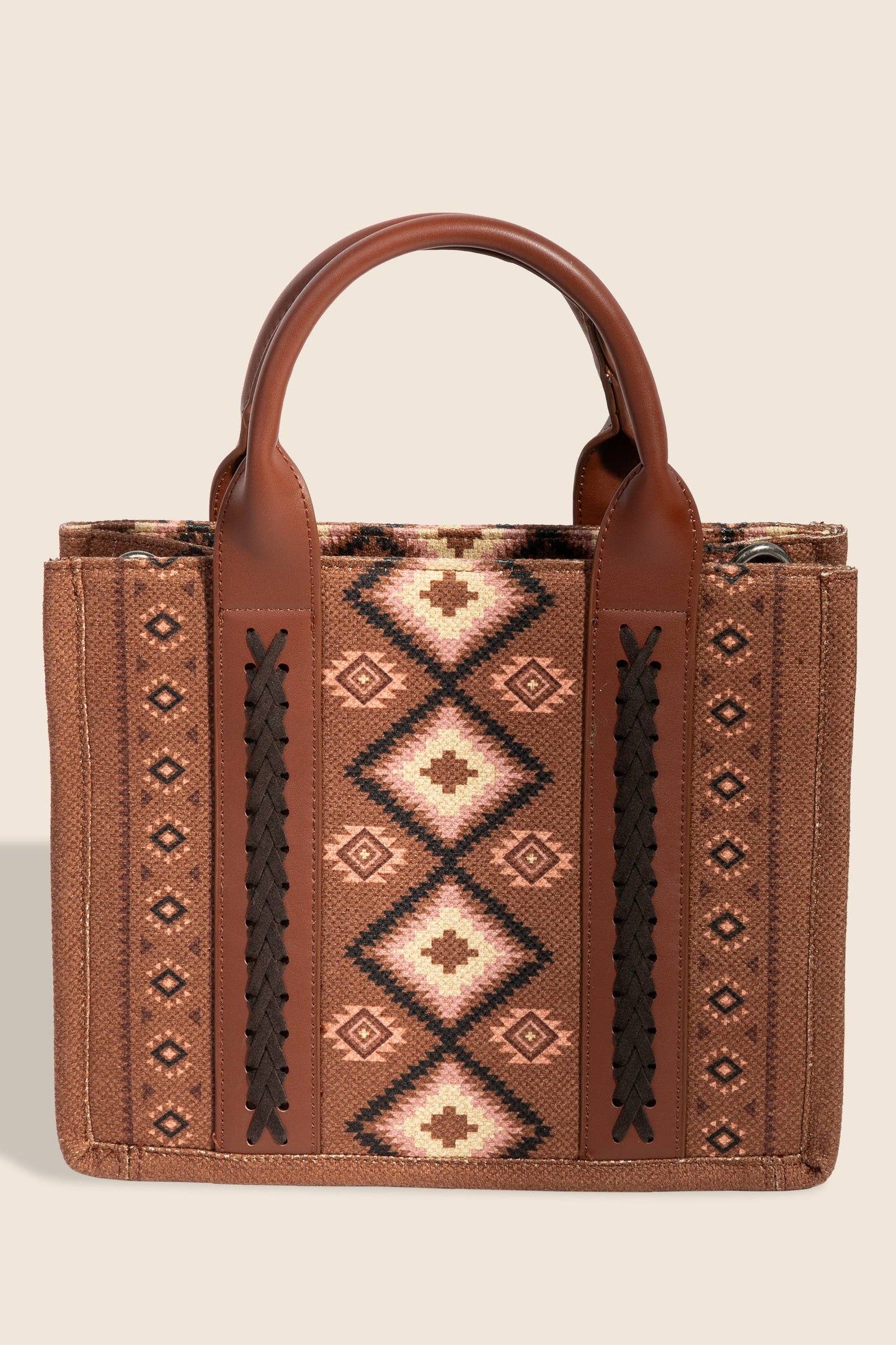 Boho Western Pattern Square Bag: BL