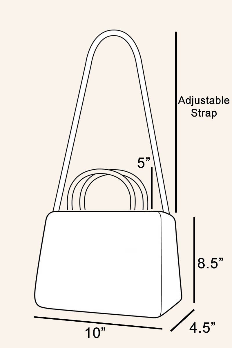 Boho Western Pattern Square Bag: BL