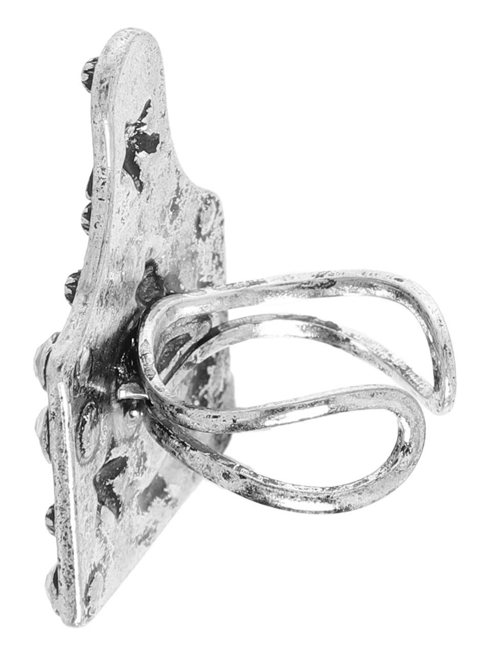 Western Celestial Theme Cattle Cuff Ring