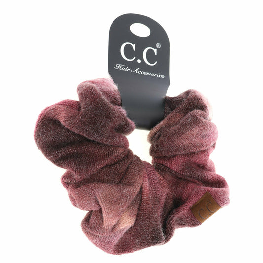 Tie Dye Women's Ponytail Scrunchie: Brown/Wild Ginger