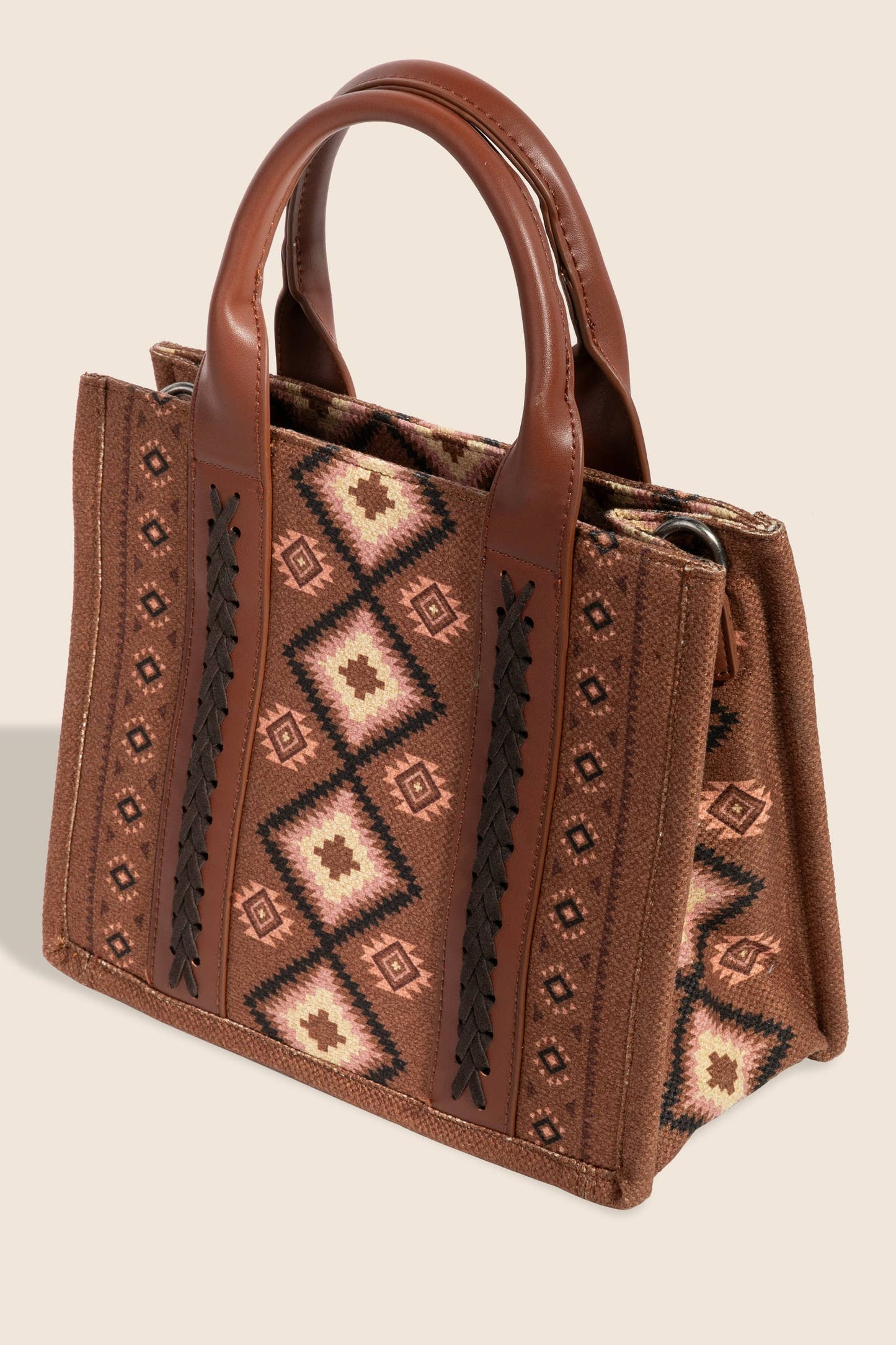 Boho Western Pattern Square Bag: BL