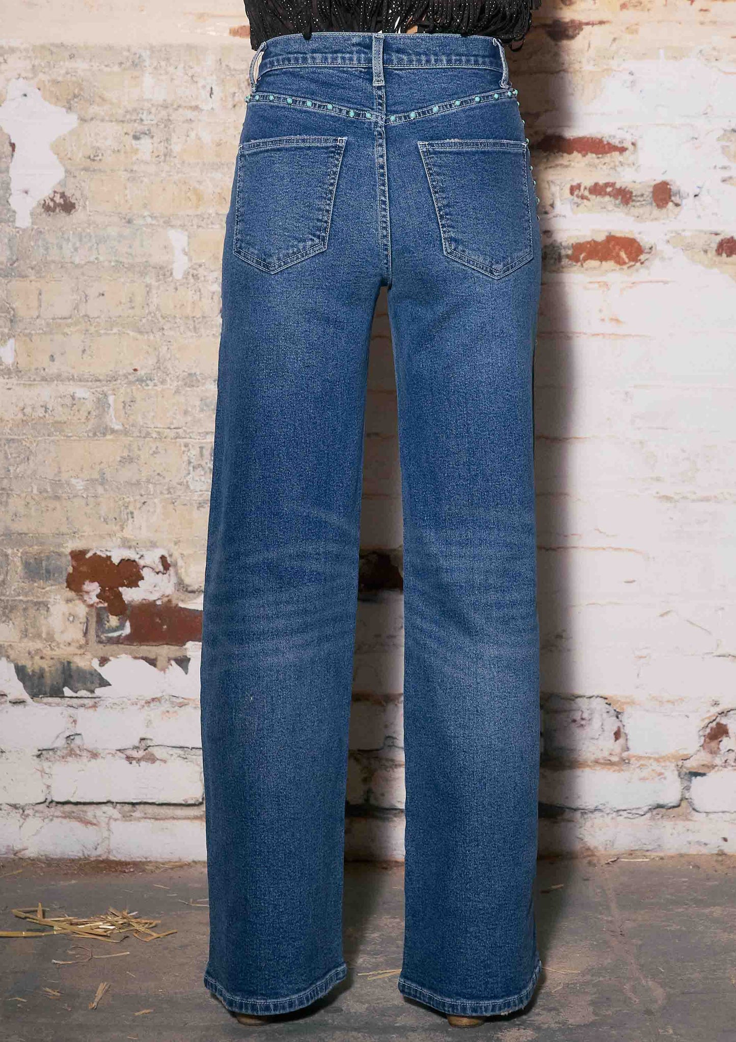 Turkish Gemstone Wide Leg Jeans
