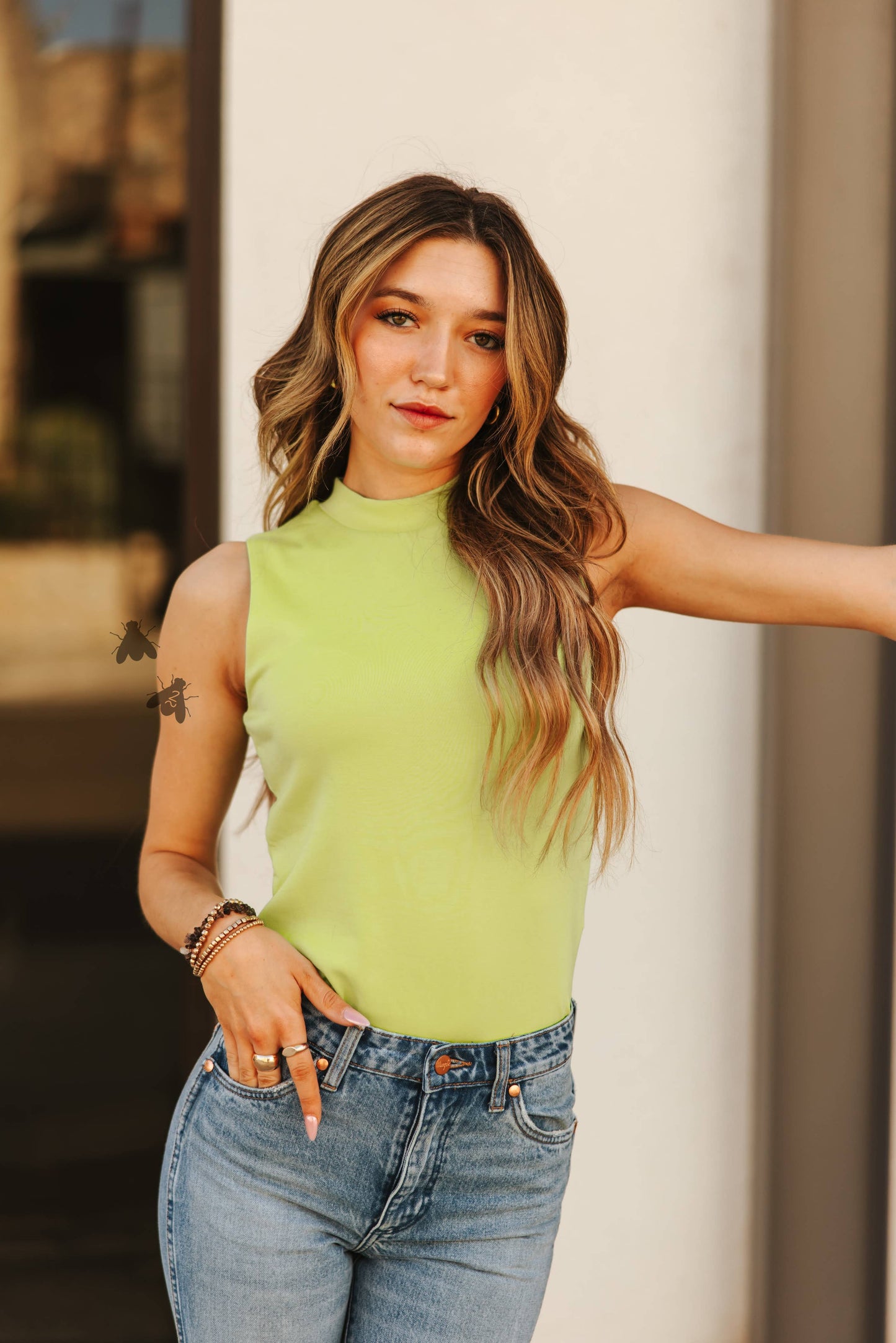 CLOUD BASIC MOCK TANK *LIME