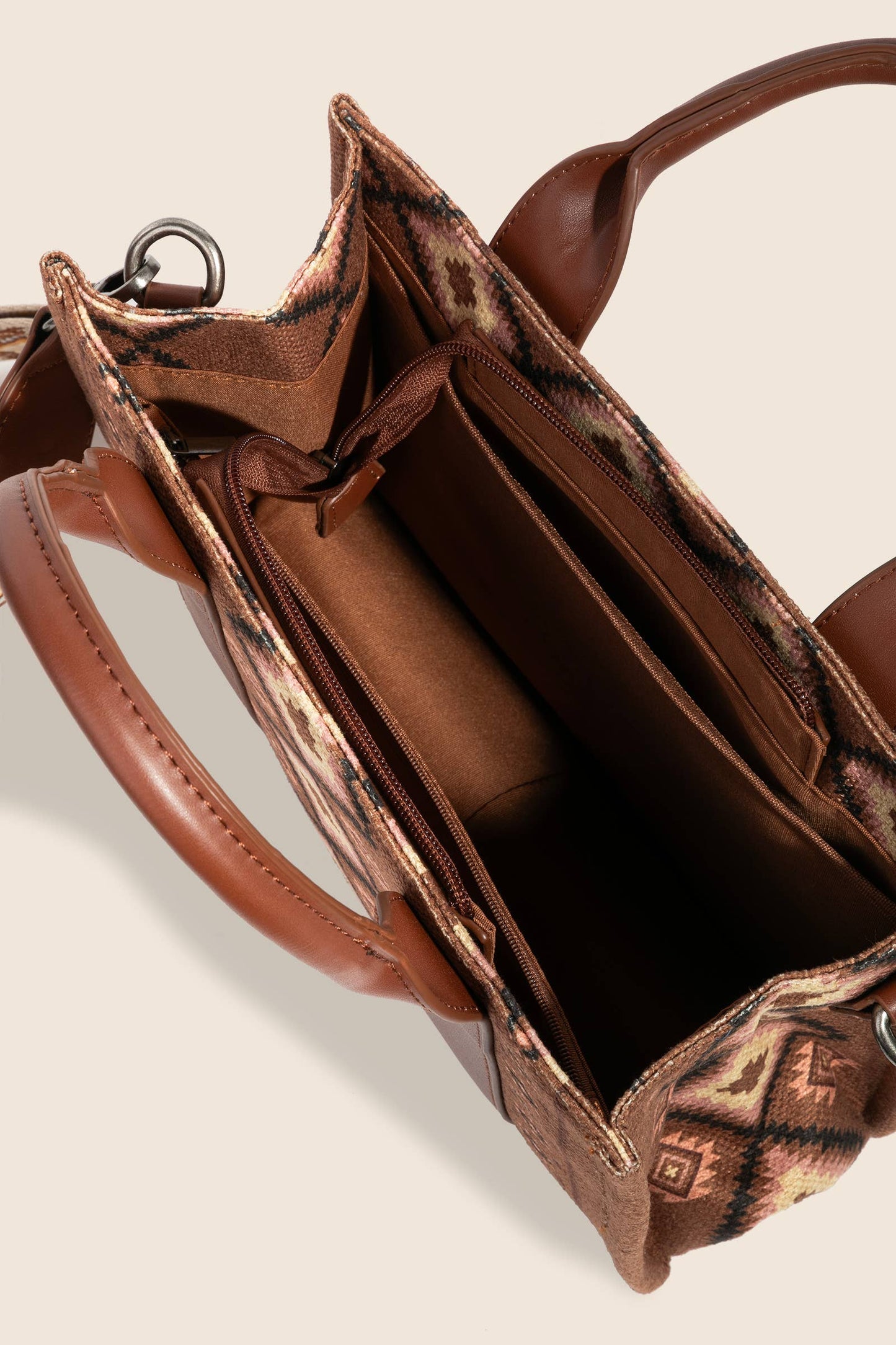 Boho Western Pattern Square Bag: IV