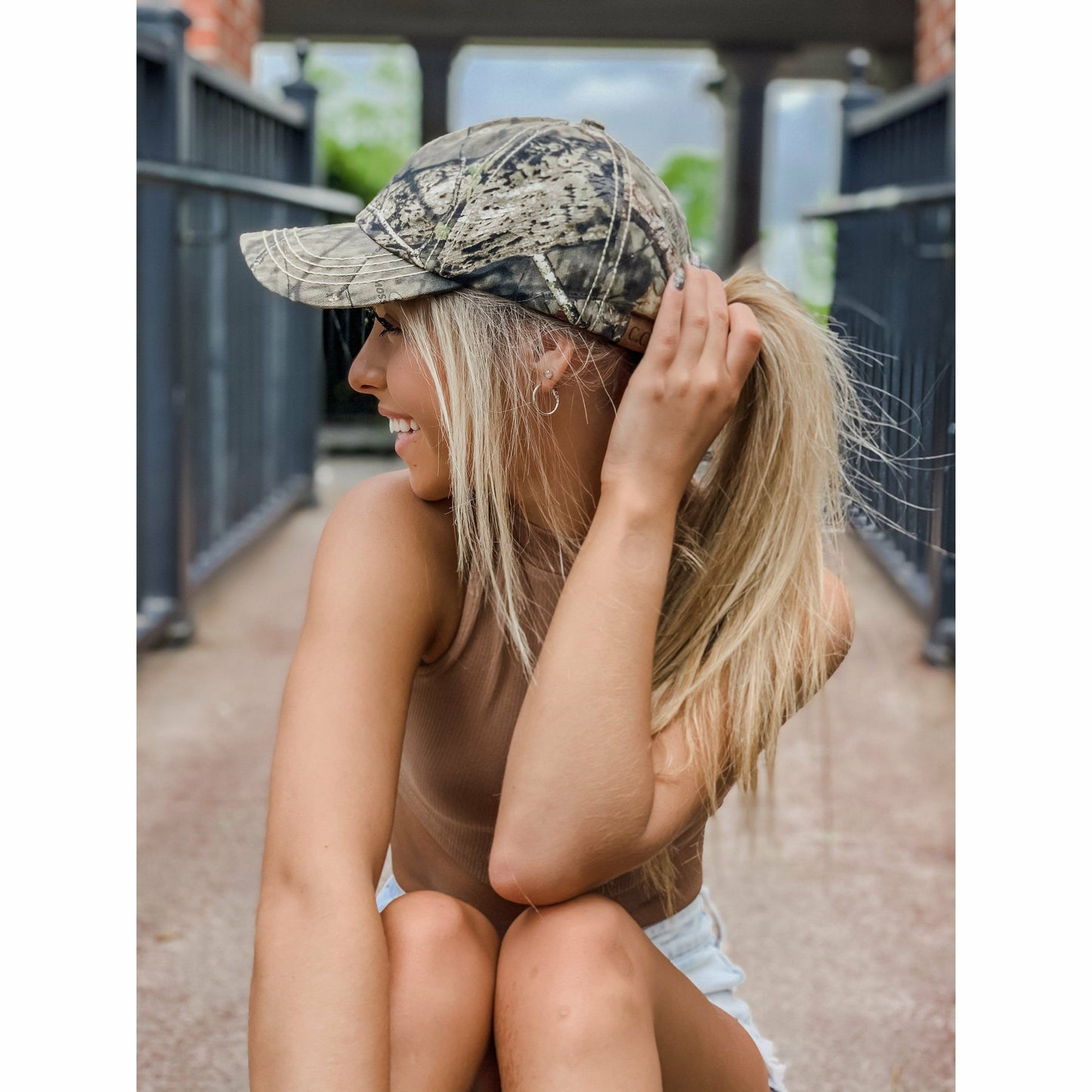 C.C MOSSY OAK Mini Break-Up Camouflage Ball Cap