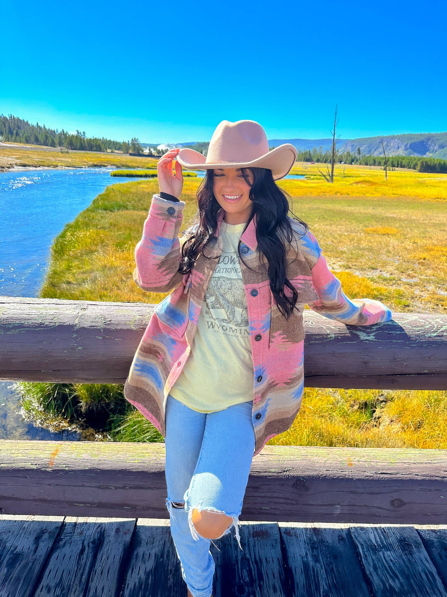 Reno Vegan Fabric Cowboy Hat VCC0067: Heather Oatmeal