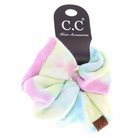 Tie Dye Women's Ponytail Scrunchie: Cotton Candy