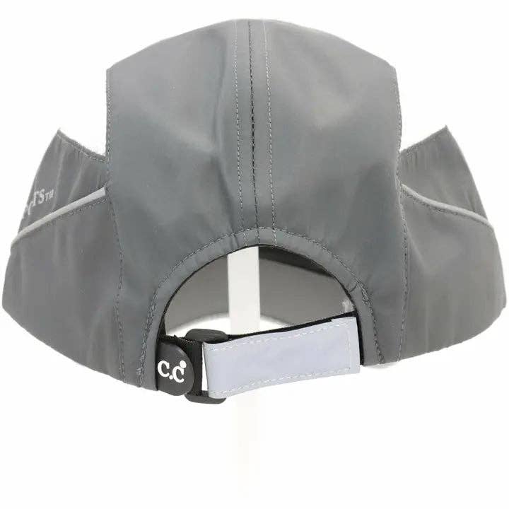 Reflective Mesh Sport CC Ball Cap: Beige/White