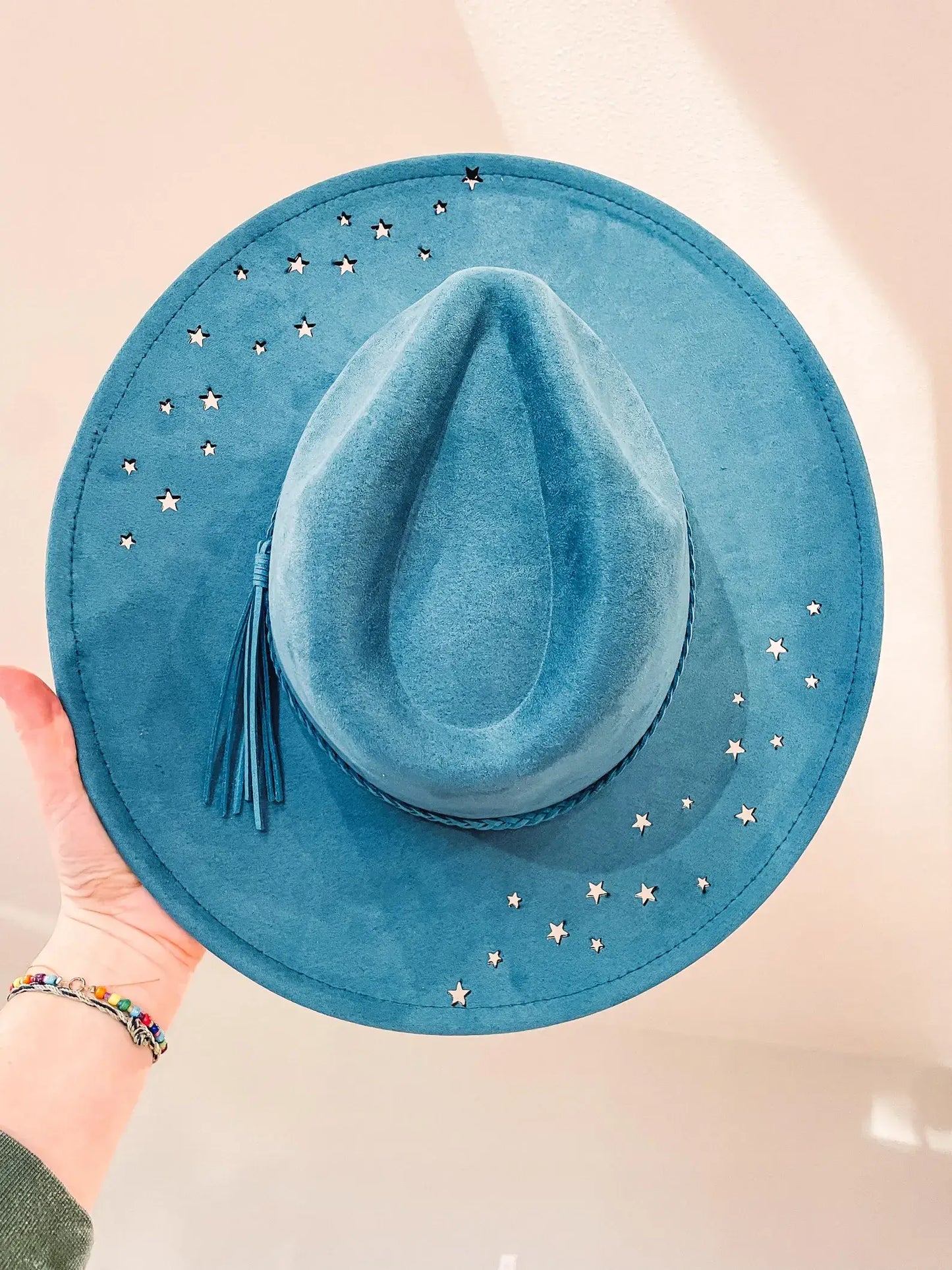 Star Cutout Hat: Ocean Blue