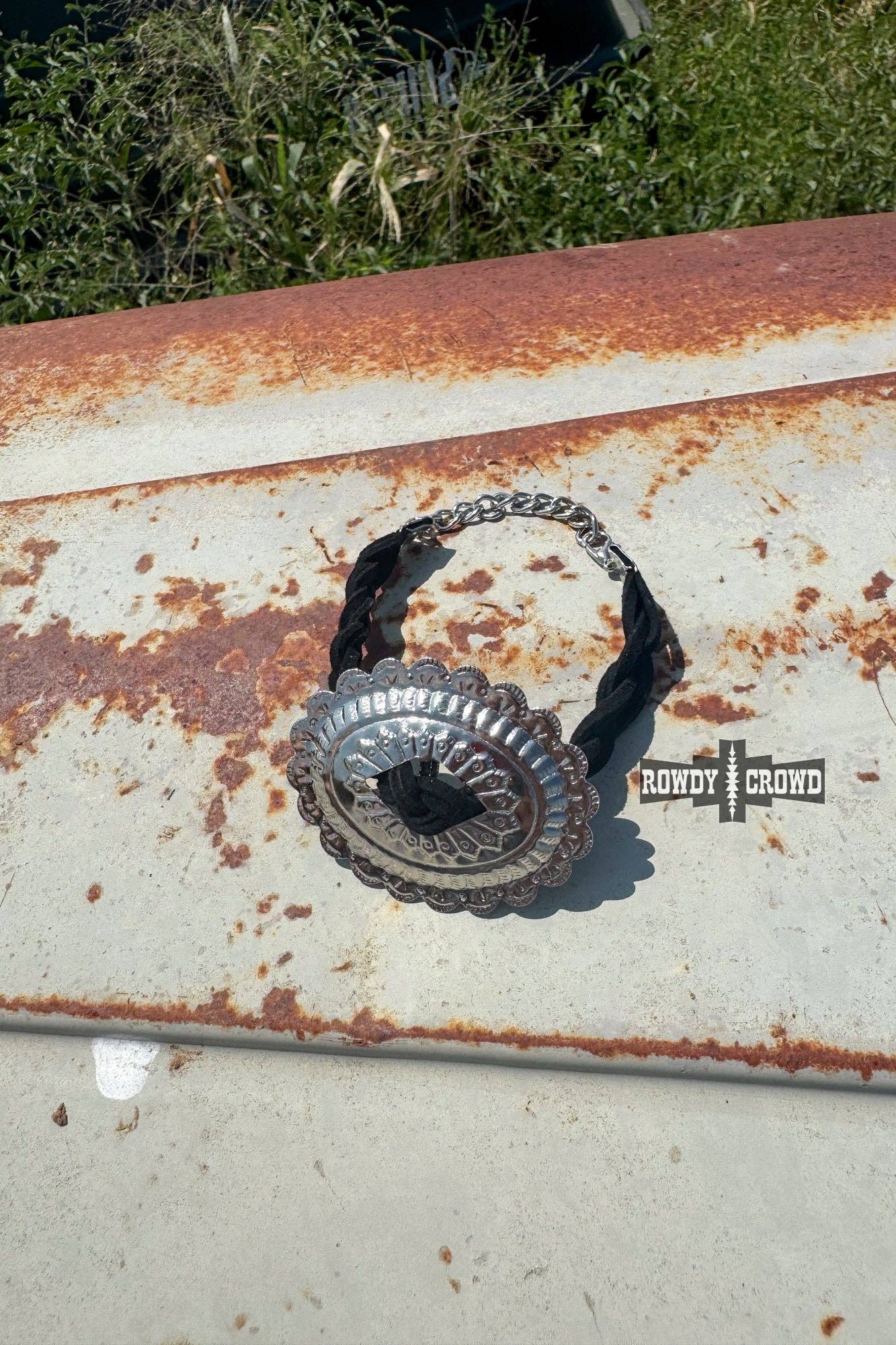 Cadillac Concho Bracelet: Black