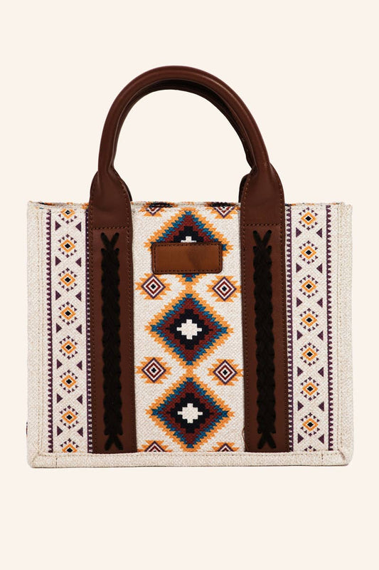 Boho Western Pattern Square Bag: IV