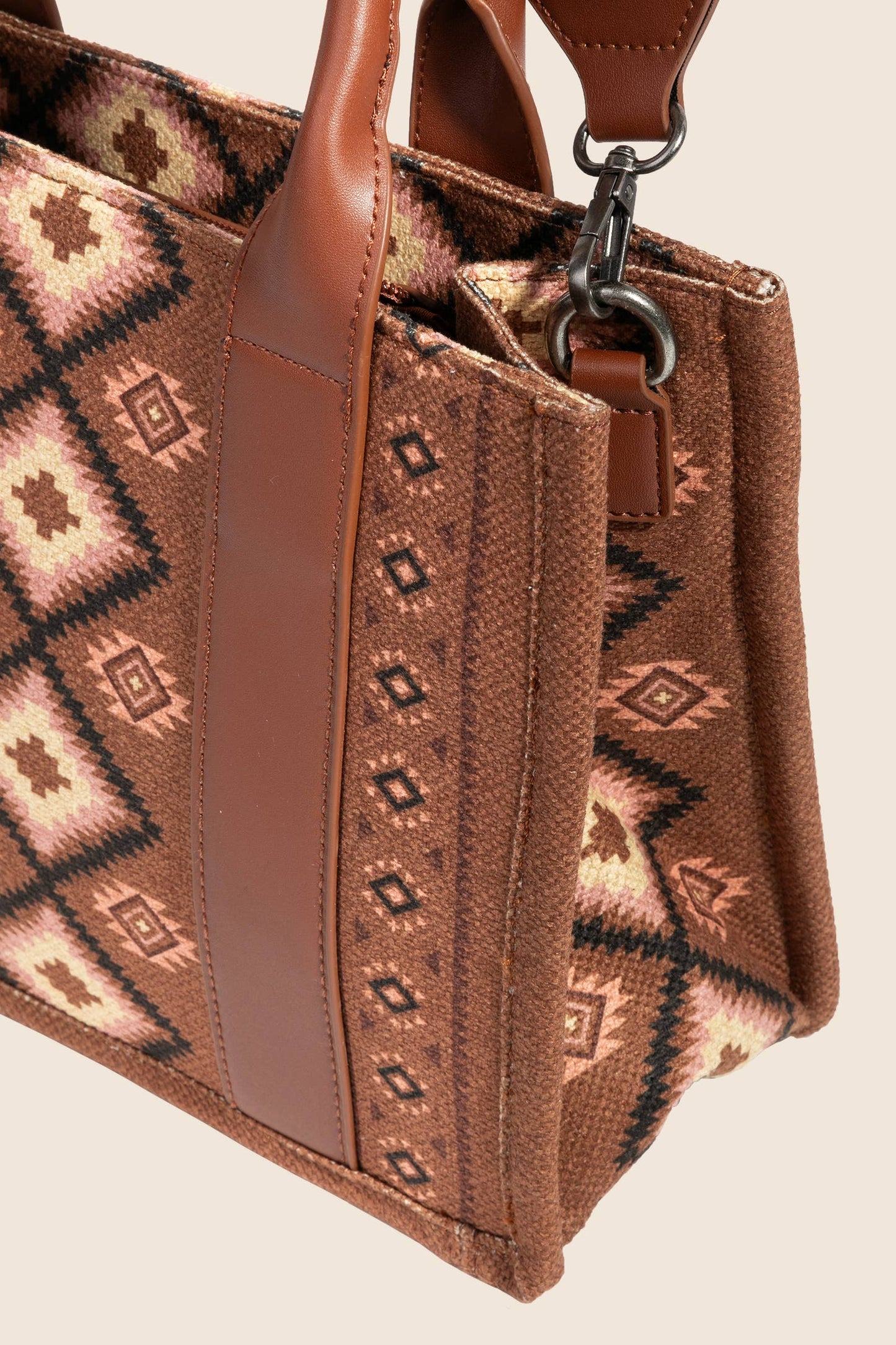 Boho Western Pattern Square Bag: BL