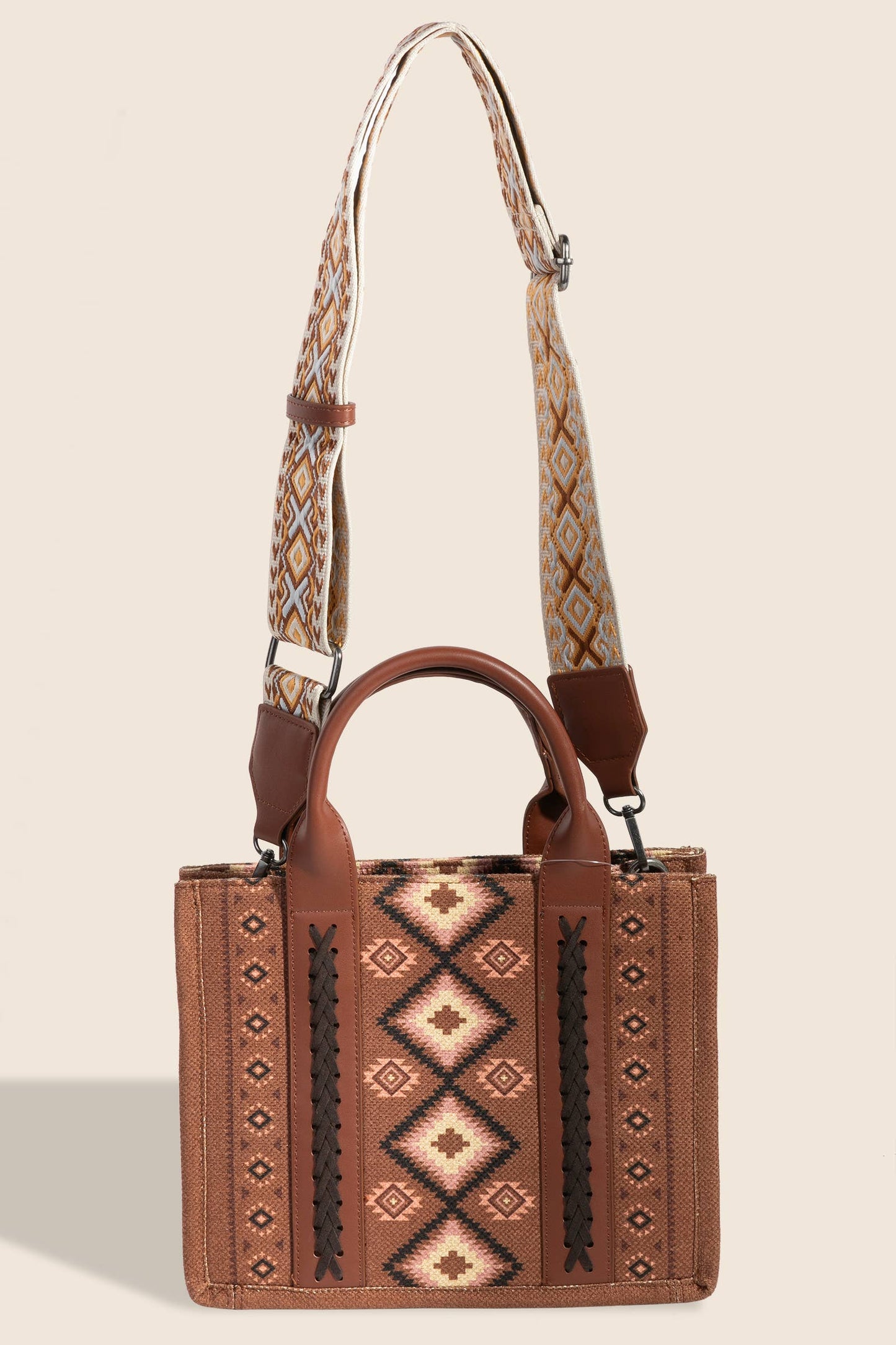 Boho Western Pattern Square Bag: IV